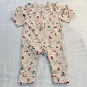 Fixoni - Festive Print Kids One Piece Sleeper/Footie